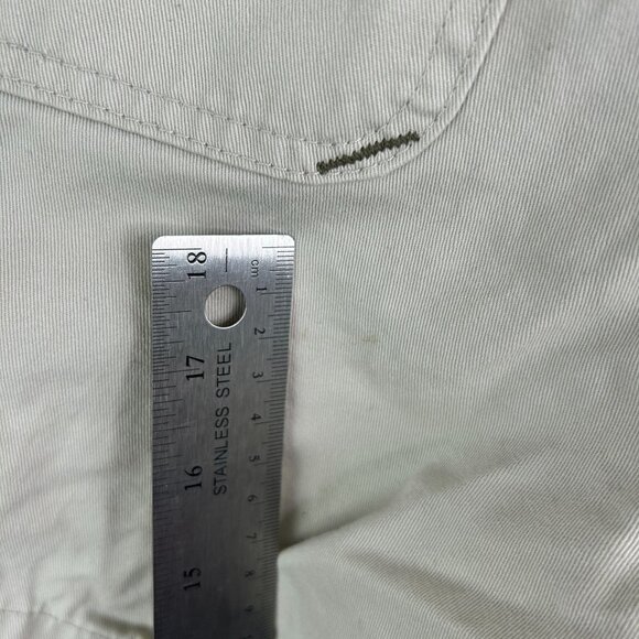 Lee Beige Twill Utility Drawstring Waist Shorts Casual Everyday - Picture 5 of 11